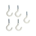 Everhang Cup Hooks - 10mm - PVC Coated - 5 kg Load Rating - 5 Pack - SuperSaverAU - view 1