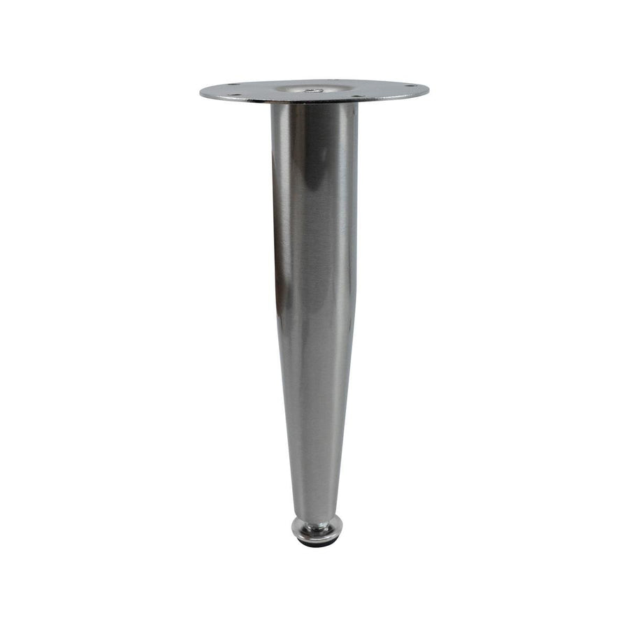 Adoored Tapered Metal Leg Furniture - 230mm - Brushed Nickel - Durable Support - SuperSaverAU - view 1