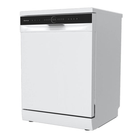 Artusi 60cm Freestanding Dishwasher 14 Place Settings - White, Touch Controls, Delay Timer - ADW5003W