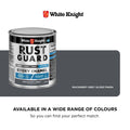 White Knight Rust Guard 250ml Machinery Grey Gloss Epoxy Enamel Paint