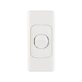 Deta Double Pole Switch - 34mm x 75mm - White - Polycarbonate - 10A - SuperSaverAU - view 1