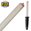 Eze-Lap 125mm Diamond Oval Sharpener - Steel Shaft, Ergonomic Plastic Handle
