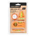 Craftright Mini Level Set - 4 Piece Compact Toolset - 85mm x 20mm x 130mm - SuperSaverAU - view 3