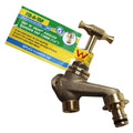 Fix a Tap 13mm Brass Lead Free T Handle Angled Garden Tap N Snap - Durable - Easy Hose Attachment - SuperSaverAU - view 1