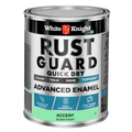 White Knight Rust Guard 1L Accent Gloss Quick Dry Advanced Enamel Paint
