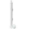 Protectoral G8Safe Key Lockable Trilatch Pool Gate Latch - 110mm x 550mm - White - Safety Compliance - SuperSaverAU - view 1