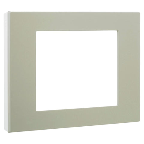 Hpm Vivo Coverplate Light Grey - 118mm x 85mm - Durable Square Design - SuperSaverAU - view 1