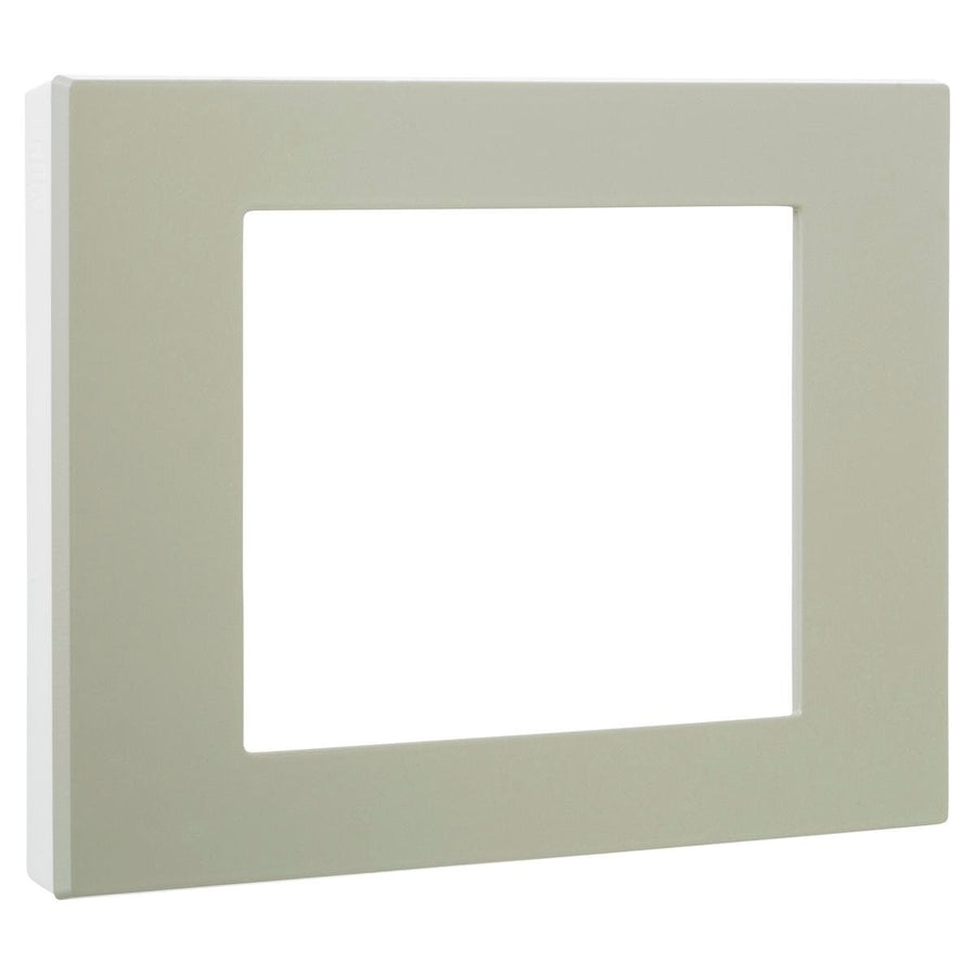 Hpm Vivo Coverplate Light Grey - 118mm x 85mm - Durable Square Design - SuperSaverAU - view 1