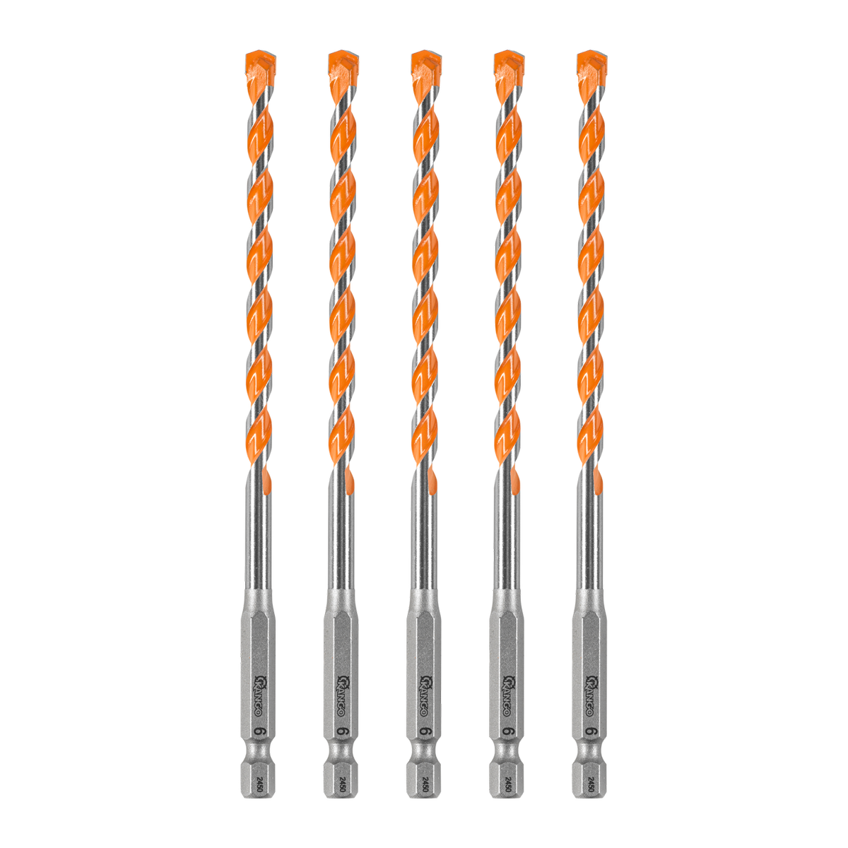 Kango Masonry Drill Bit 5 Pack - 6mm x 150mm - Durable Carbide Tip - SuperSaverAU - view 2