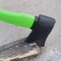 Saxon 450g Hatchet Carbon Steel Head Fibreglass Handle Green