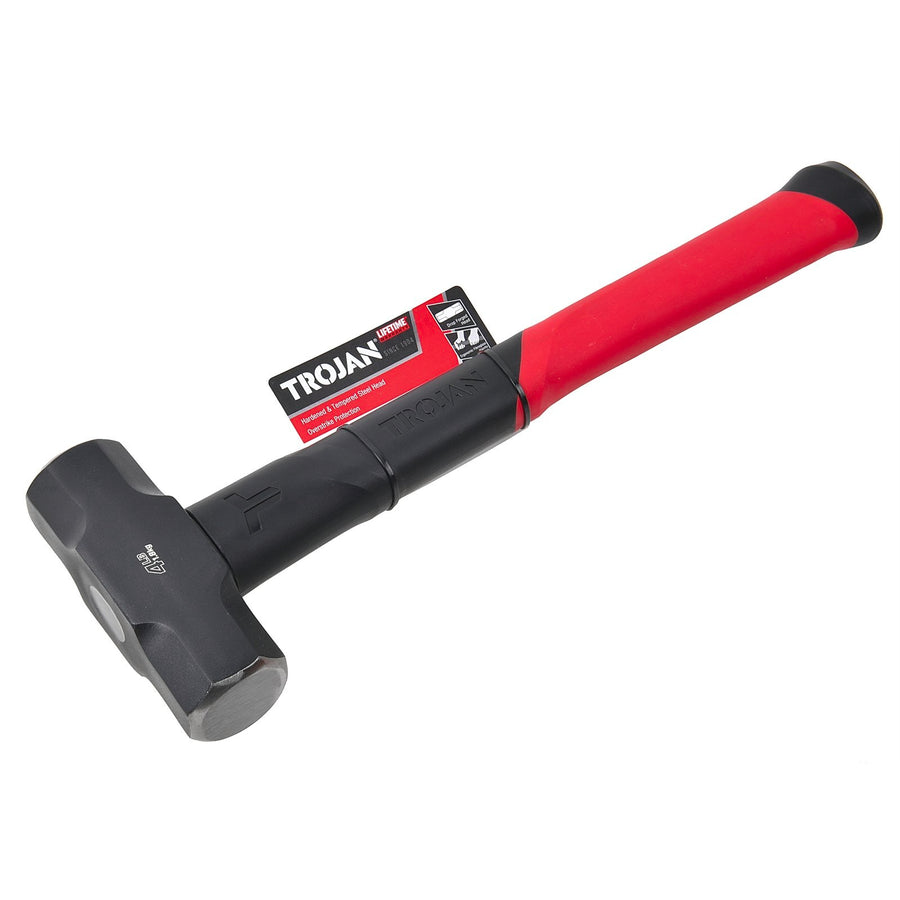 Trojan 4lb 1.8kg Fibreglass Handle Sledge Hammer