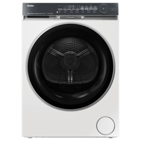 Haier 500 Series 10kg Heat Pump Dryer - White, 10 Star Energy Rating, Reverse Tumbling - HDHP10DW1