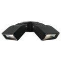 Brilliant Nighthawk 24W Twin LED Flood Light Weather-Resistant Outdoor Black 20853/06