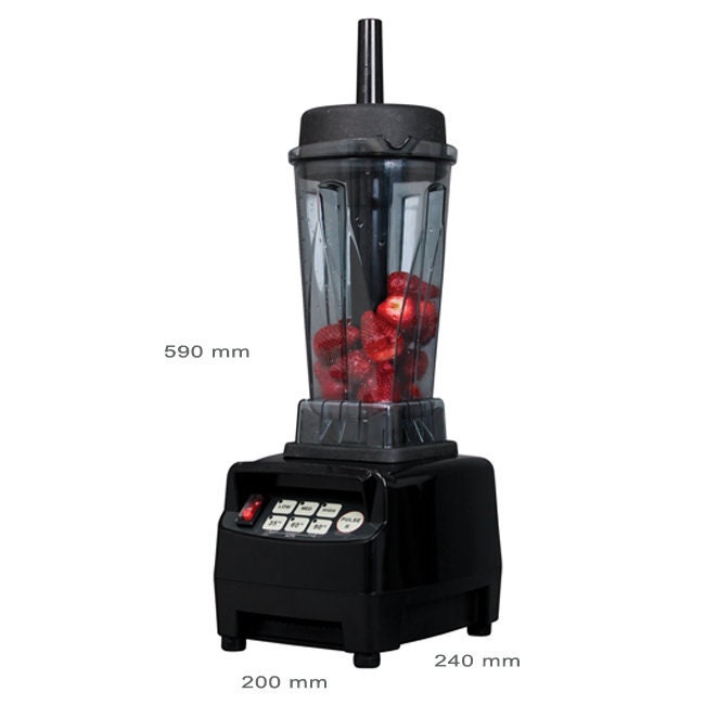 BioChef high performance blender 1600W - black, timer, pulse, ice crush - KT-BL-BC-AU-BL