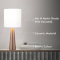 Verve Design Caria Ceramic Lamp Base Brown E27 25W AM021BN
