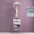 Elfa Advanced 644mm Wardrobe Pack - White E-Poxy Bonded Steel - Made in Sweden - 11989