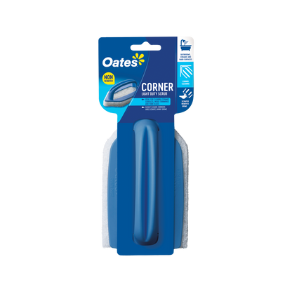 Oates Premium Light Duty Corner Scrubber - 160mm x 20mm x 95mm - Plastic