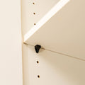 Taskmaster 5mm Pin Black Plastic Shelf Support 20 Pack