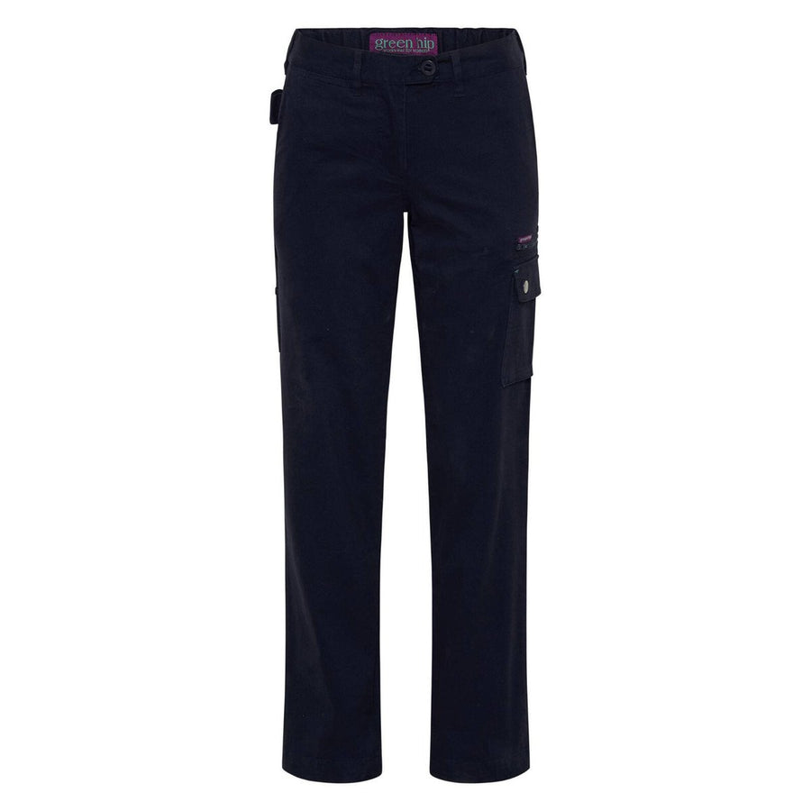 Green Hip Give Cargo Pants Blue Size 10 - Cotton Stretch - UPF 50+ - SuperSaverAU - view 1