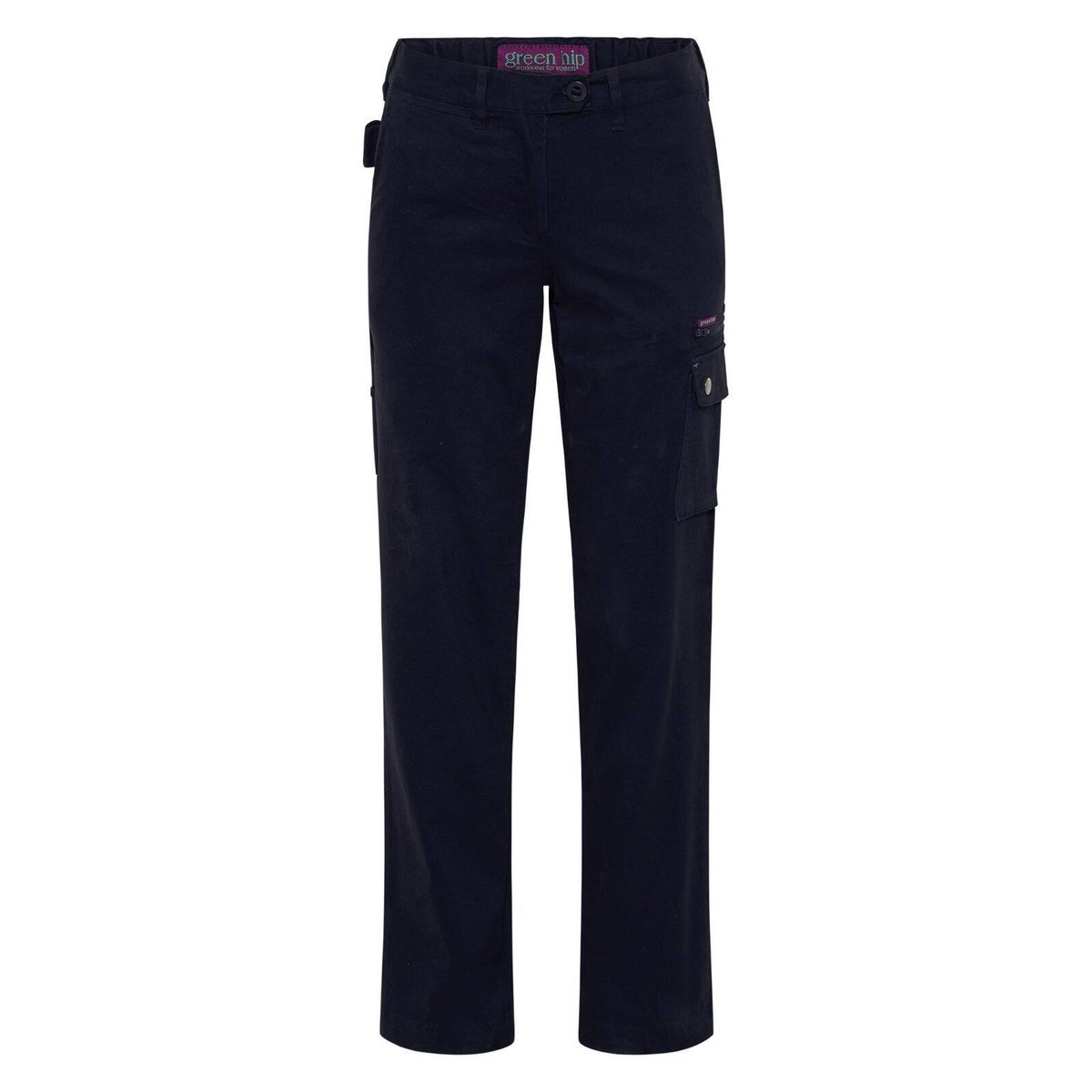 Green Hip Give Cargo Pants - Size 24 - Blue - Adjustable Length - UPF 50+ - SuperSaverAU - view 1