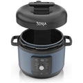 Ninja HyperHeat 9-in-1 Multicooker 6L - Blue Macaroon, 1200W, Pressure Cook, Slow Cook, Sous Vide - PC201BLANZ