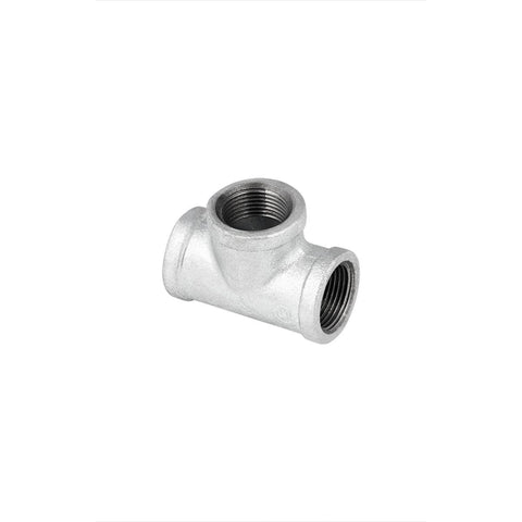 Brasshards Tee - 15mm - Galvanised Malleable Iron - Heavy Duty - SuperSaverAU - view 1