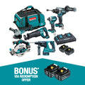 Makita Brushless 6 Piece Combo Kit DLX6109TX1 - 18V - Includes 2 Batteries - Rapid Charger - Carry Bag - SuperSaverAU - view 1