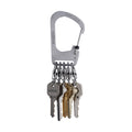 Nite Ize Slide Lock S-Biner KeyRack, 110 x 52mm, Stainless Steel with 5 MicroLocks