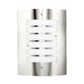 Brilliant Lighting Queenslander Curved Outdoor Wall Light E27 Stainless Steel Hardwired 17361/16