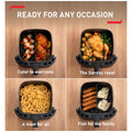 Tefal Easy Fry and Grill 2 in 1 XXL Air Fryer - FlexCook Divider, Smokeless Grill, Black - EY8018