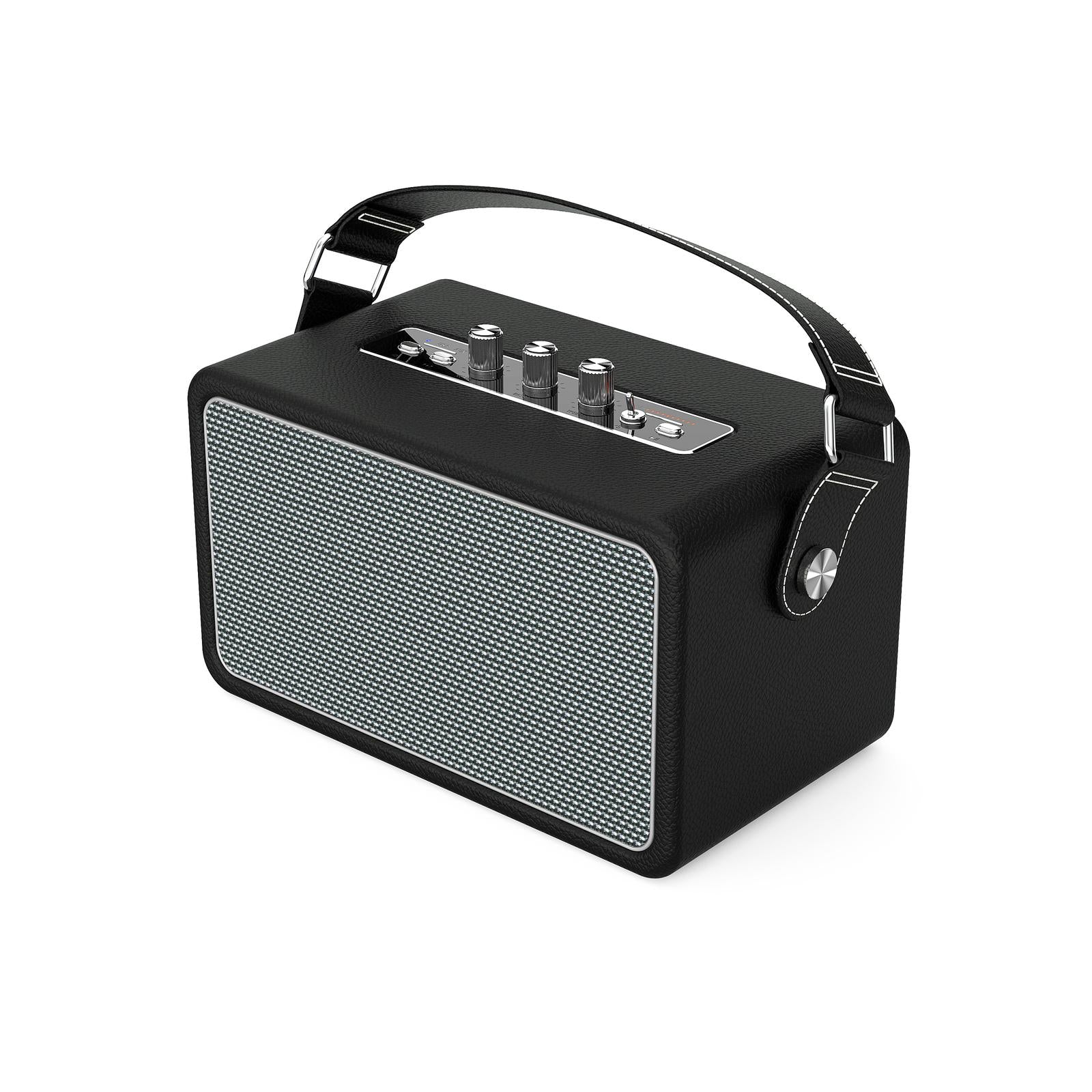 Guitar Amp Style 2.0 Active Bluetooth Speaker (Black)