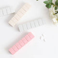 7 Day Weekly Pill Box Organiser, Set of 2 - Pink - view 5