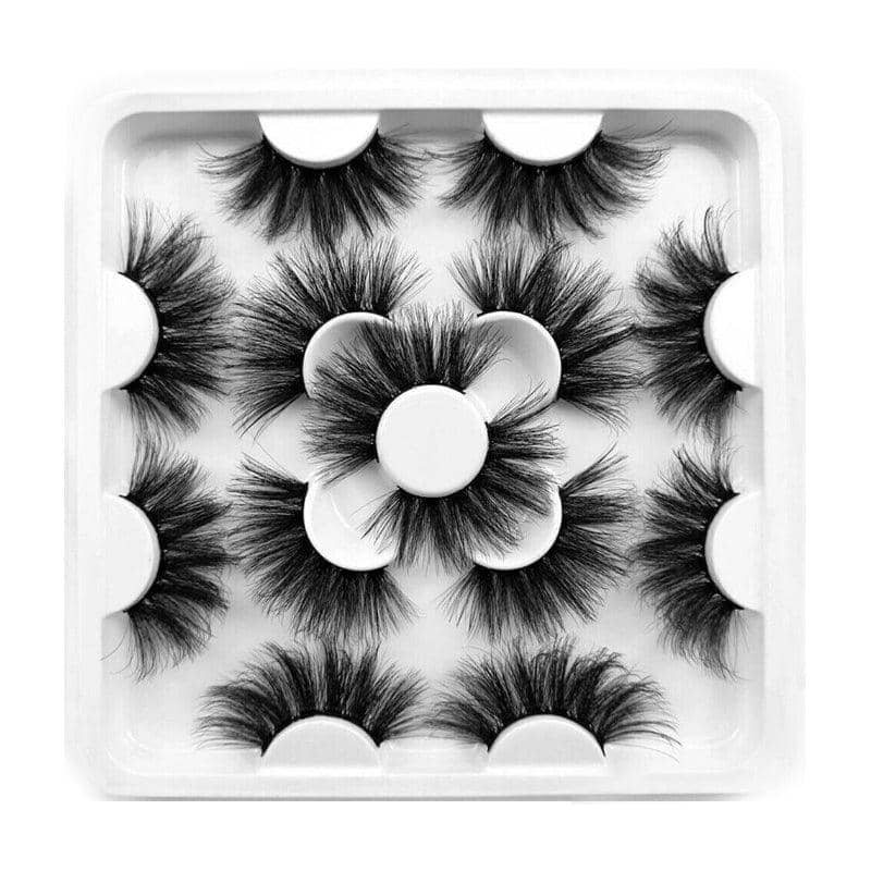 7 Pairs 3D Mixed Layered False Eyelashes - Style KS071