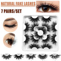 7 Pairs 3D Mixed Layered False Eyelashes - Style KS071 - view 2