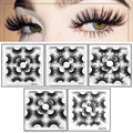 7 Pairs 3D Mixed Layered False Eyelashes - Style KS071 - view 5