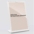 7-Piece L-Shaped Table Sign Holder Set, White Plastic Display Board - view 5