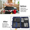 7-Piece Travel Packing Cubes Set - Aqua Blue - view 5