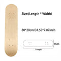 7-Ply Maple Skateboard Deck 80 x 20 cm, Blank Board for Customising - view 3