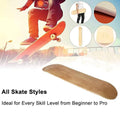 7-Ply Maple Skateboard Deck 80 x 20 cm, Blank Board for Customising - view 5