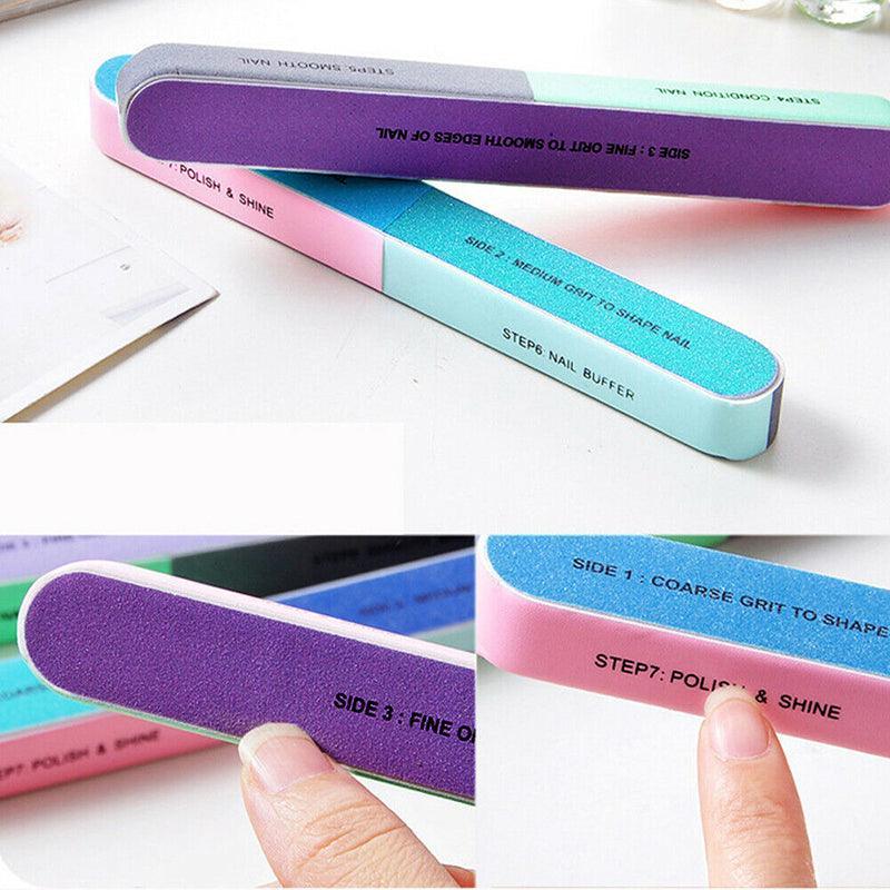 7 Way Nail File and Buffer for Natural Nails - Pack of 5 - view 5