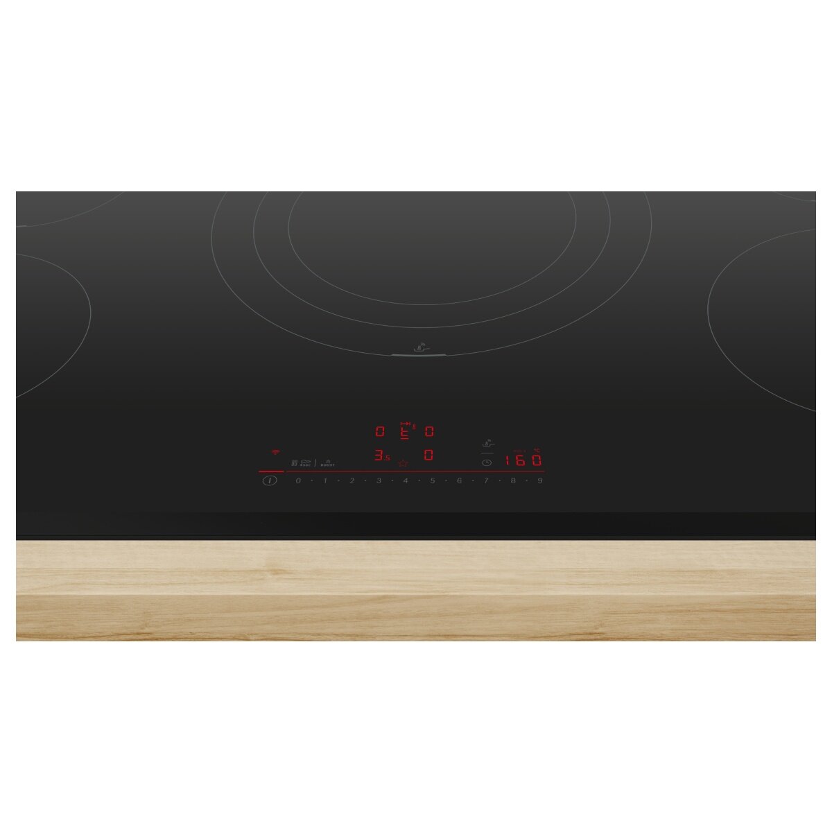 Bosch 90cm Series 6 Induction Cooktop - Black Ceramic Glass, Home Connect, PerfectFry Plus - PIV931HC1E