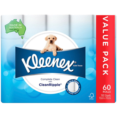 Kleenex Bath Tissue 60 x 180 Sheets - SuperSaverAU - view 2