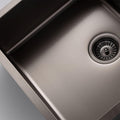 Titan single bowl kitchen sink - matte gunmetal finish, AISI316 stainless steel, 25 year warranty - TSGM28