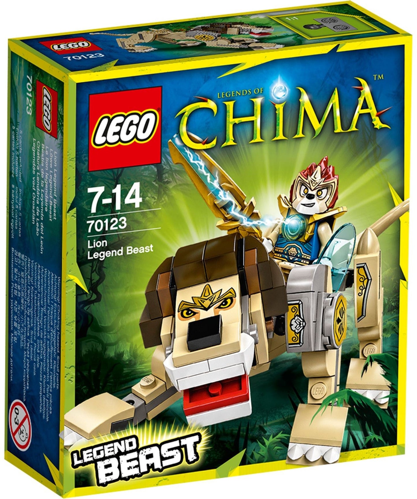LEGO 70123 Lion Legend Beast Laval & Royal Valious CHI
