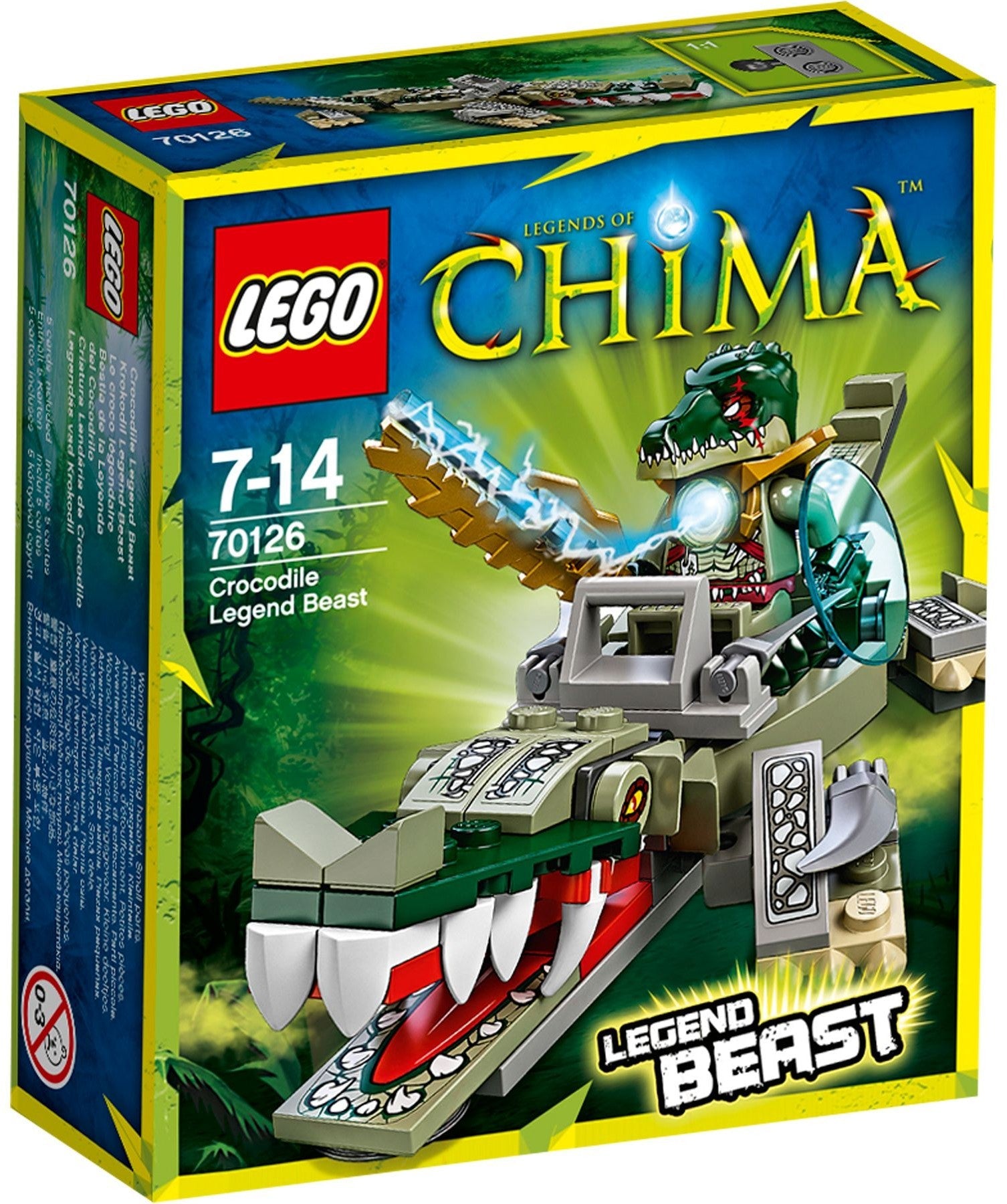LEGO 70126 Cragger's Crocodile Legend Beast CHI - SuperSaverAU - view 1