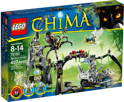 LEGO 70133 Spinlyn's Cavern Playset - Rhino Bike, CHI Battles