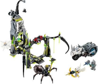 LEGO 70133 Spinlyn's Cavern Playset - Rhino Bike, CHI Battles