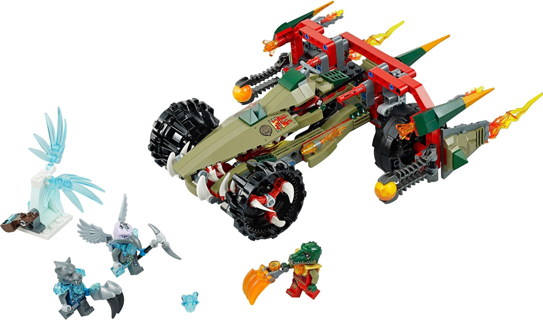 LEGO 70135 Cragger's Fire Striker - CHI Croc Tank with Minifigures - SuperSaverAU - view 6