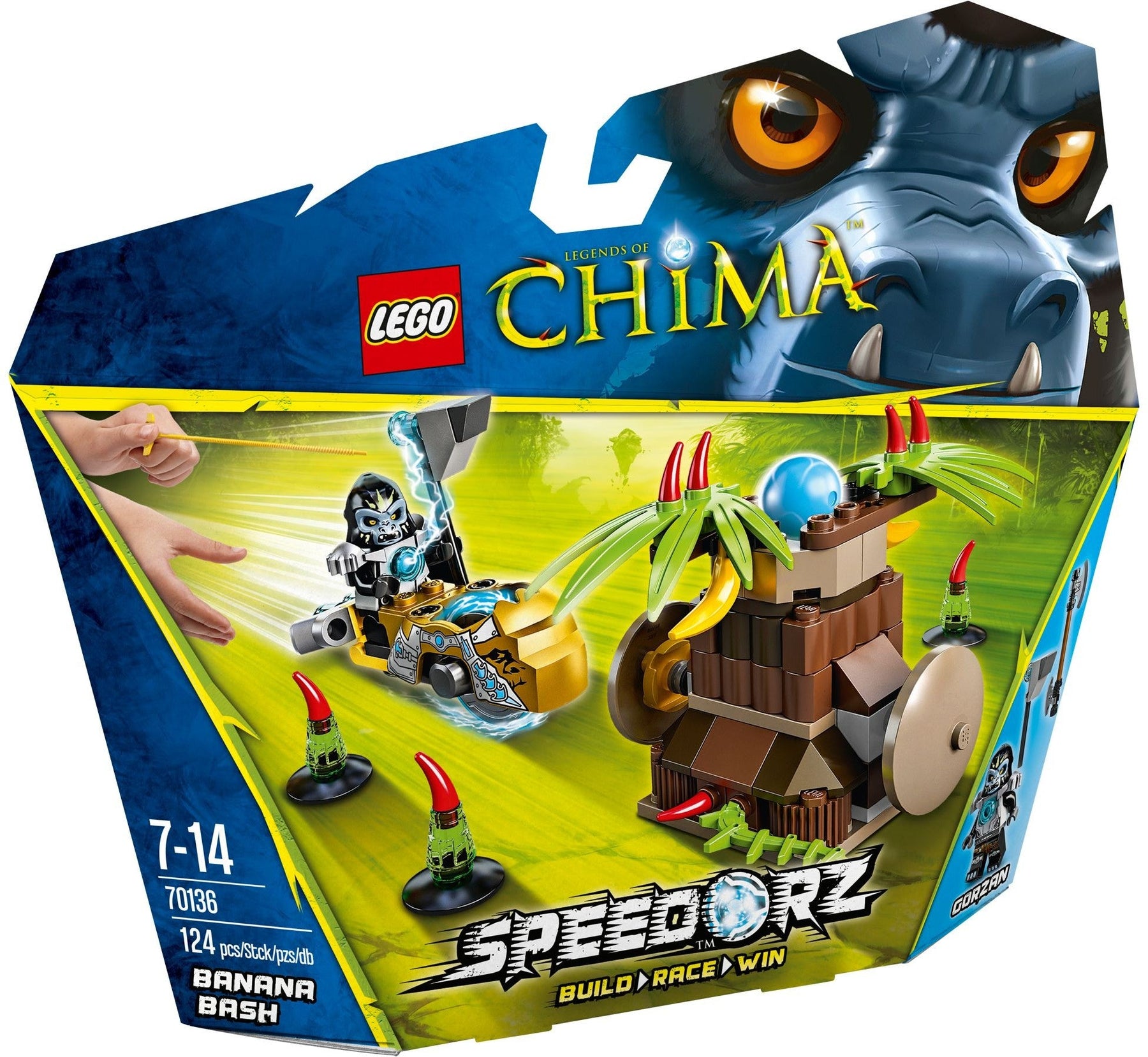 LEGO 70136 Banana Bash Speedorz Gorzan vs. CHI Tree - SuperSaverAU - view 1