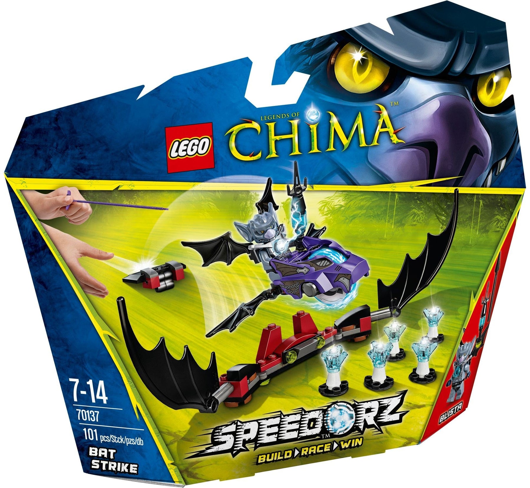 LEGO 70137 Bat Strike Speedorz Blista vs. CHI Bats - SuperSaverAU - view 1
